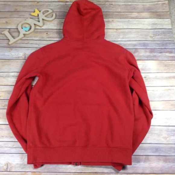 ❗️SOLD❗️Nike embroidered block logo zip up hoodie - Picture 2 of 4